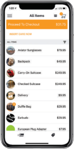 Smartphone with Contacts Showing in the display